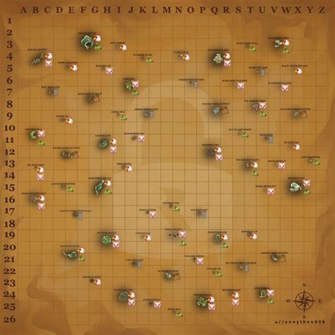 Printable Sea Of Thieves Map