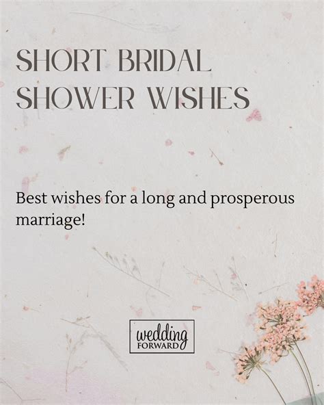Bridal Shower Wishes Tips And Examples For Card