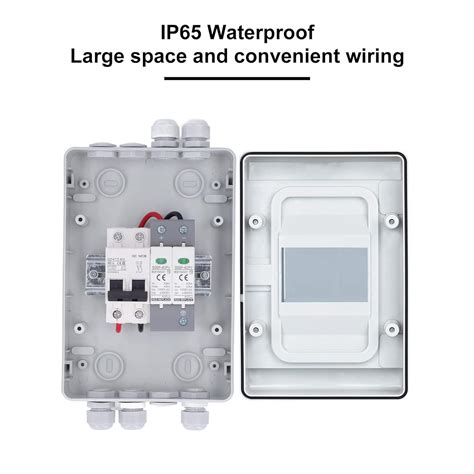 Hilitand 2 String PV Combiner Box IP65 Waterproof Solar India | Ubuy