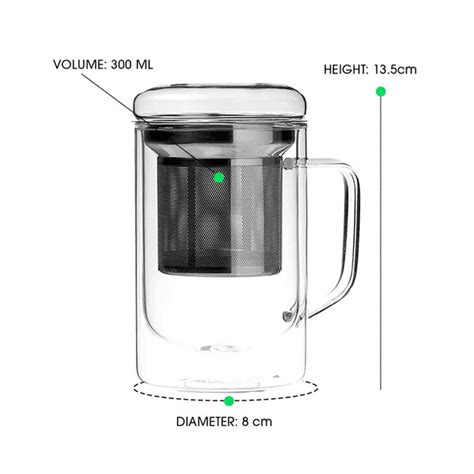 Buy 2024 Seidel Glass Tea Infuser Mug | Teaware & Accessories | Teabox