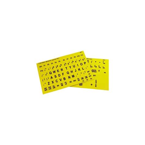 Buy Braille and Large Print English Letters Computer Keyboard Stickers ...
