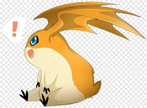 Patamon gatomon conejo nacional hawkmon digivolution, digimon, mamífero ...