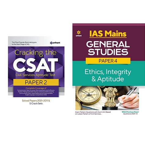 Buy Cracking the CSAT Paper 2+IAS Mains General Studies Paper 4 Ethics ...