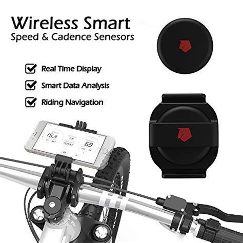 Bike Cadence Sensor And Speed Sensor Wireless Pedal Cadence Sensor ...