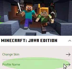 Image result for How to Change Name in Minecraft Java Edition