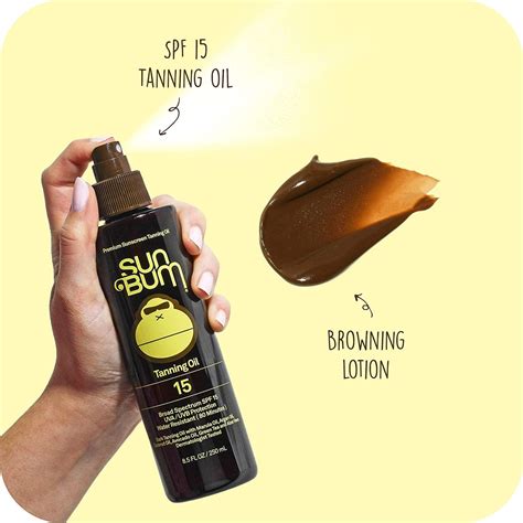 Sun Bum Browning Lotion and SPF 15 Tanning Oil - Vegan and Reef ...