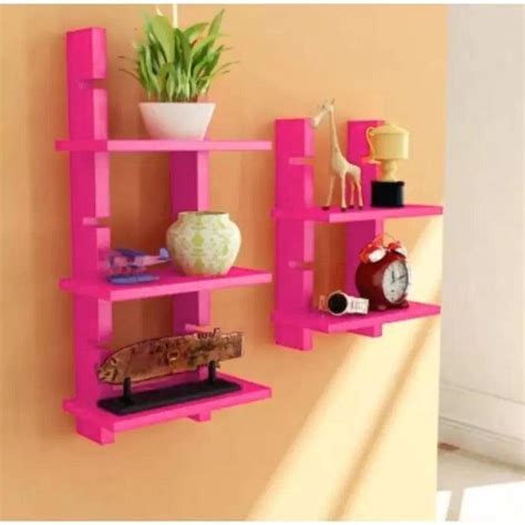 Buy Beautiful Ladder Wall Shelf Online-Solid Wood Bracket Wall Shelves ...