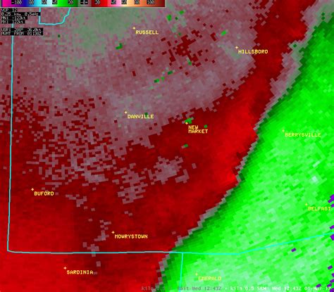 Tornado near New Market, Ohio