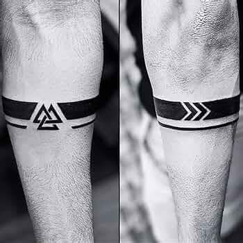Temporary Tattoowala Triangle Illusion Hand Band Tattoo For Male And ...