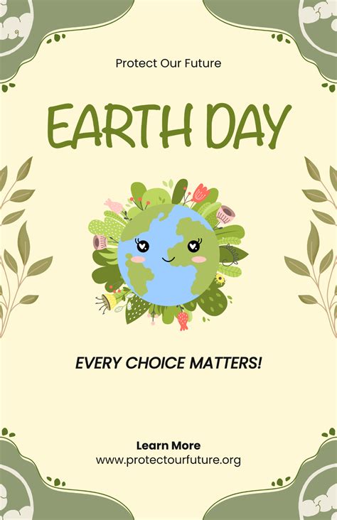 Free Earth Day Poster 2025 Templates to Edit Online