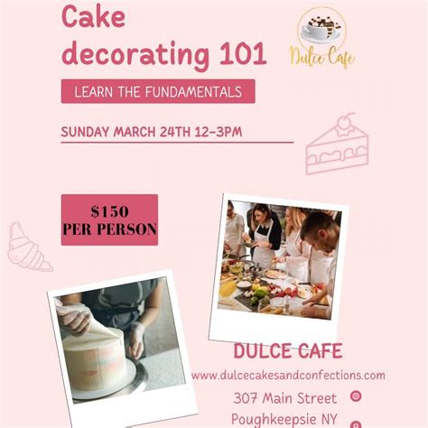 Cake decorating 101, 307 Main Street, Poughkeepsie, NY, 24 March 2024 ...