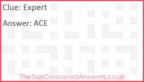 Expert crossword clue - TheSunCrosswordAnswers.co.uk