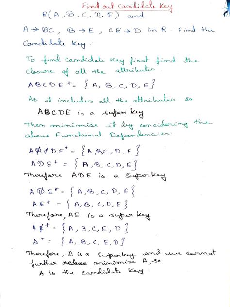 Image result for Example of Candidate Key