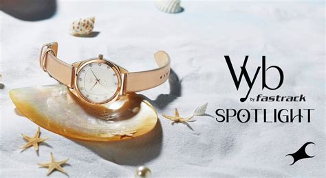 Buy Online Fastrack Vyb Spotlight Quartz Analog Pink Dial Leather Strap ...