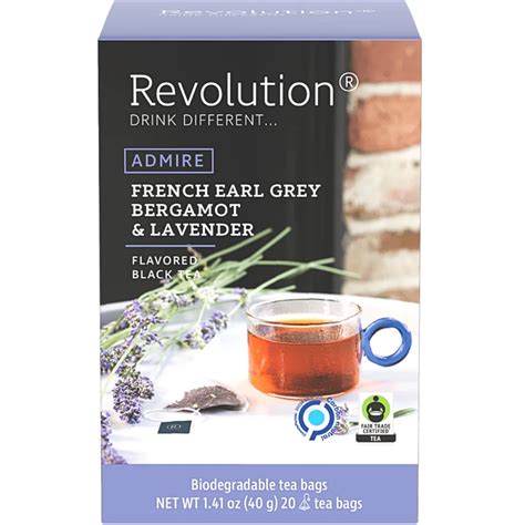 REVOLUTION ADMIRE EARL GREY BERGAMOT & LAVENDER TEA – Canteen Canada