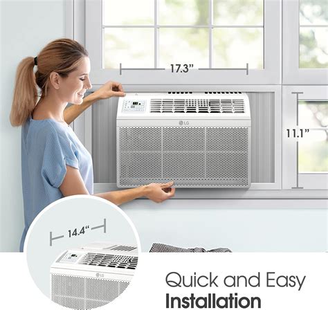 Lg Window Air Conditioner Dimensions at Roxanne Corley blog