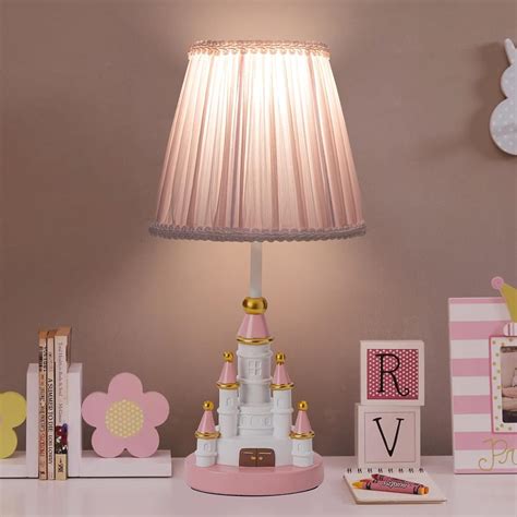 HERBESTBAY Kids Table Lamp, Adorable 14 Inch Castle Style Kids Desk ...