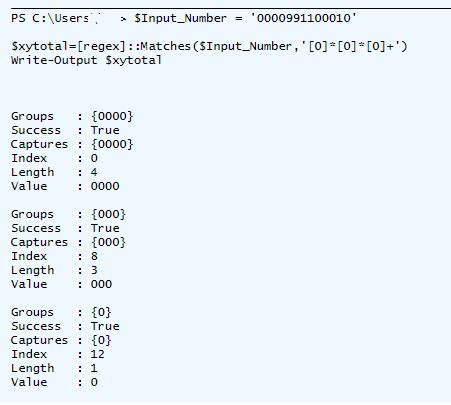 Image result for PowerShell Regex for Any Number