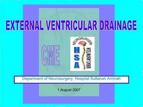 External Ventricular Drain | PPT