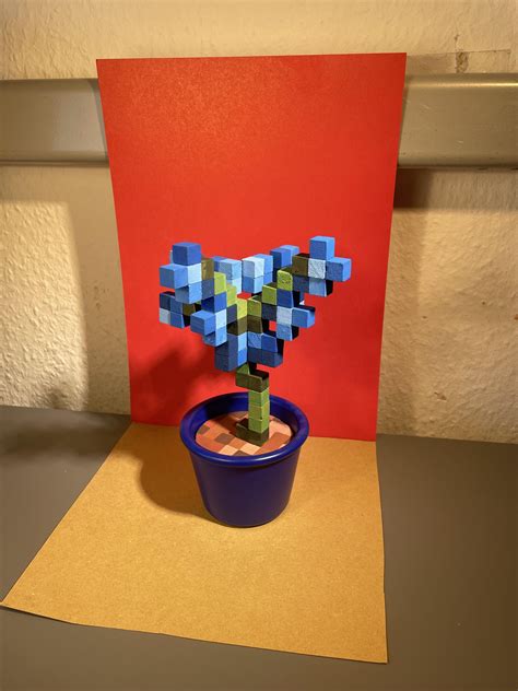 Blue Orchid diy : r/Minecraft