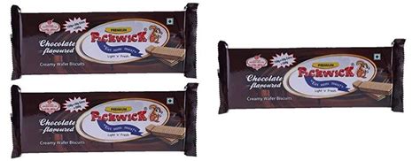 Pickwick Wafer Biscuits – Chocolate Flavour | Combo Pack (180gm x 3 ...