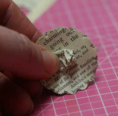 Image result for Book Paper Flower Tutorial