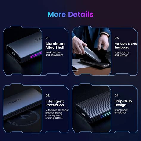 ORICO M.2 SSD external case NVMe case M2 SSD case | Ubuy India