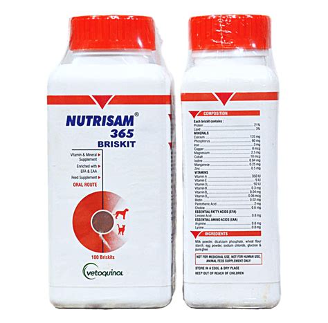Vetoquinol Nutrisam 365 Calcium Supplements for Dogs and Cats | Supertails