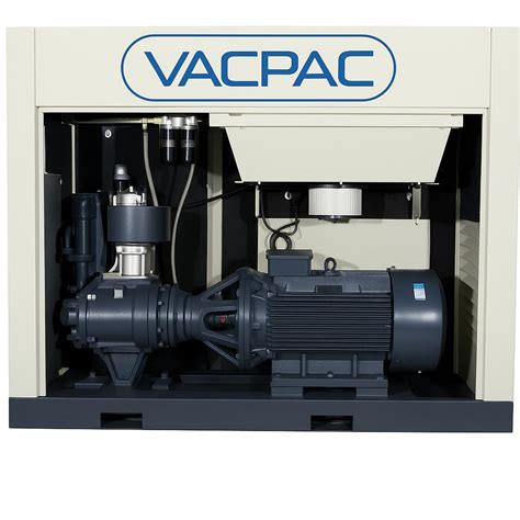 VAC PAC Rotary Screw Air Compressor 10HP 7.5KW – 50Hz, 7 Bar, 42 CFM ...