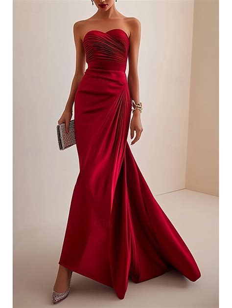 Rochie de seară elegantă, rochie neagră, model sirenă / trompetă ...