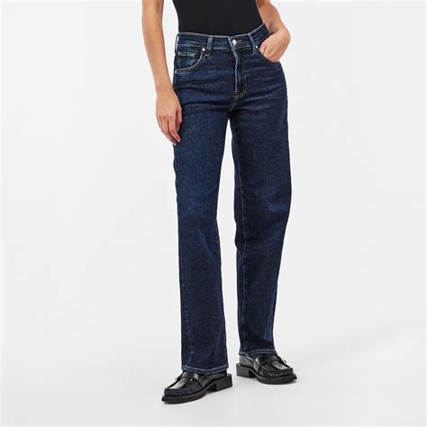 7 For All Mankind | Women's Stovepipe Straight Leg Jeans | Women | Dark ...