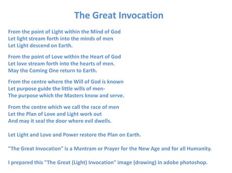 Image result for Great Invocation Prayer