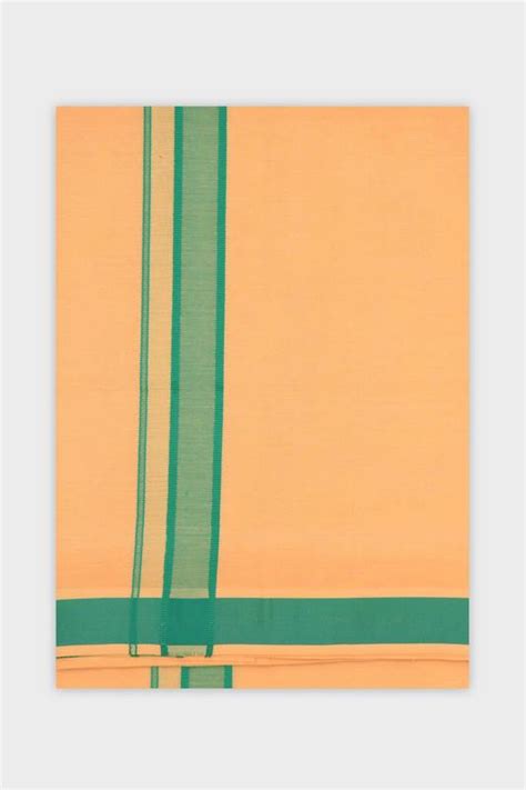 Nathan - Kanagambaram Single Layered Dhoti With Assorted Border Colors ...