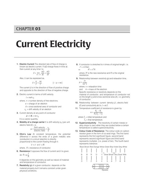 Current Electricity Class 12 Learnohub 的图像结果