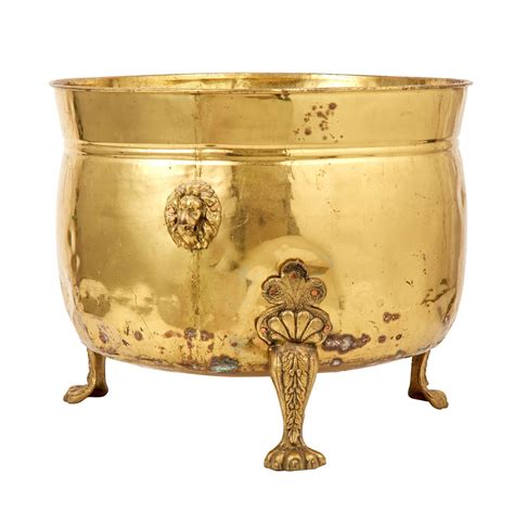 Playboy | Playboy Mansion West Brass Jardiniere