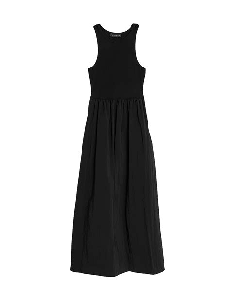 Buy Jersey Round Neck Midi Waisted Dress at Marks & Spencer