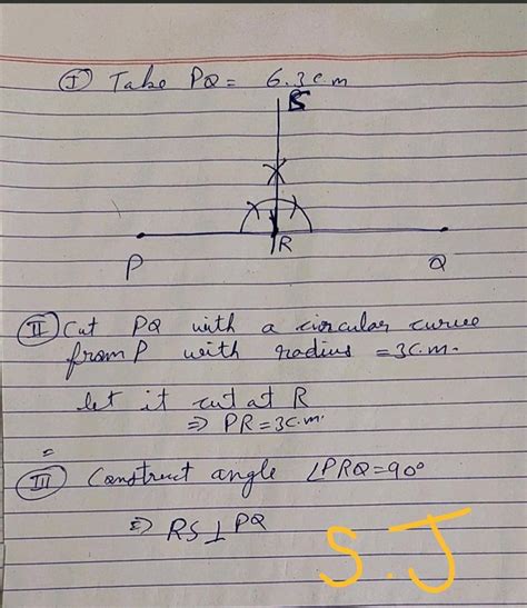 draw a line P . take a point A outside it . through A, draw a line ...