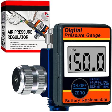 LE LEMATEC Lematec Air Flow Regulator with Digital Pressure Gauge ...