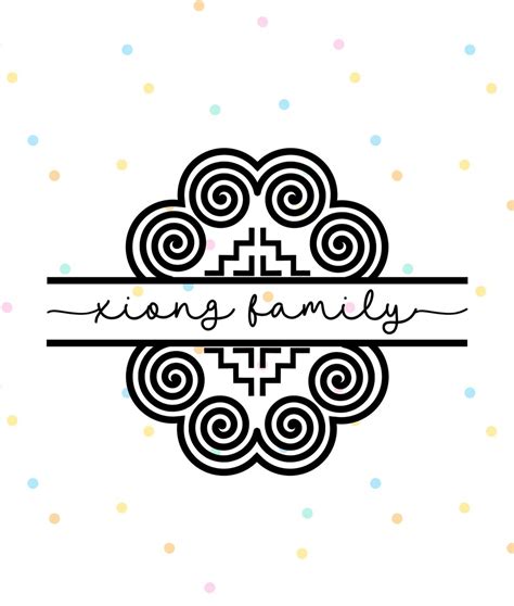 Hmong Last Name Design With Hmong Elephant Logo Png File - Etsy