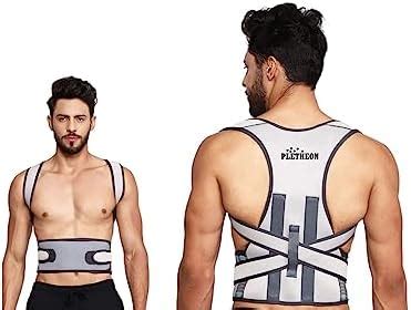 Buy PLETHEON Posture Corrector Belt for Men & Women – Adjustable Back ...