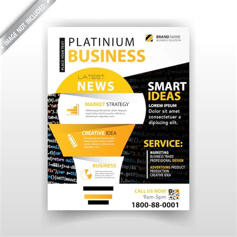 Marketing tijdschrift sjabloon | Gratis Vector