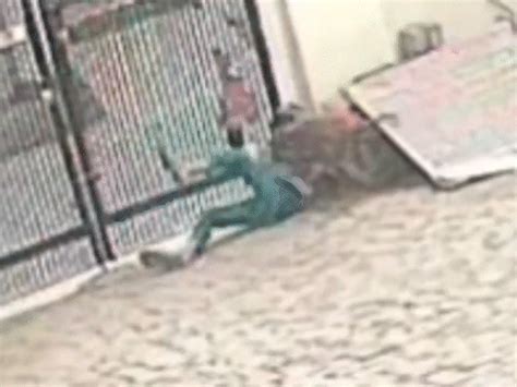 Monkey attacks child in Varanasi