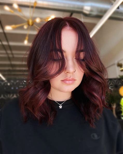 Dark Reddish Brown Chocolate Cherry Hair Color