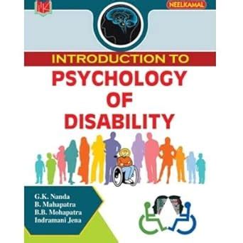 Buy Introduction to Psychology of Disability Book Online at Low Prices ...