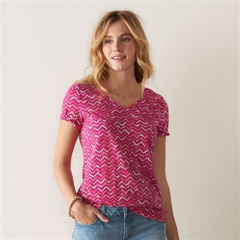 Women's Sonoma Goods For Life® Essential V-Neck Tee | Sonoma clothing ...
