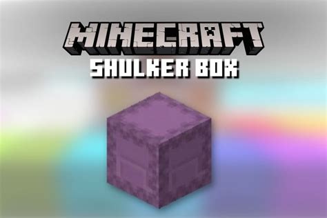 Shulker Box Recipe 的图像结果