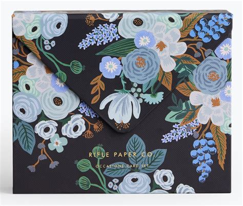 Garden Party Blue Kartenbox - Rifle Paper Co.