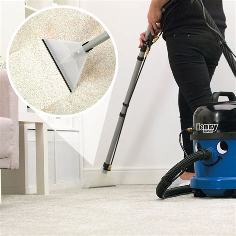 230V Henry Wash Carpet Hard Floor Cleaner Blue