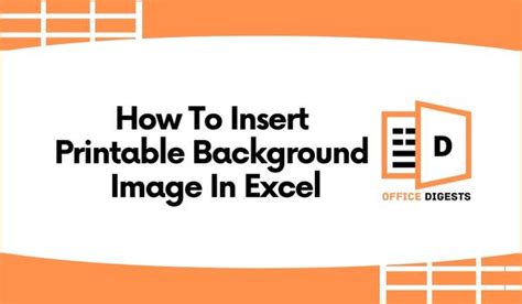 Image result for Excel Add Background Text