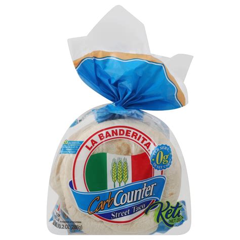 La Banderita® Carb Counter Street Taco, 4" Low Carb Tortilla, Keto ...